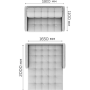 Диван прямой "Ладья 4" НПБ (Ladya 4) 1650 Диван прямой "Ладья 4" НПБ (Ladya 4) 1650